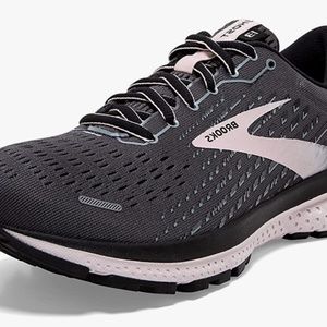 Brooks Women's Ghost 13, Black/Hushed Violet, 9 Medium